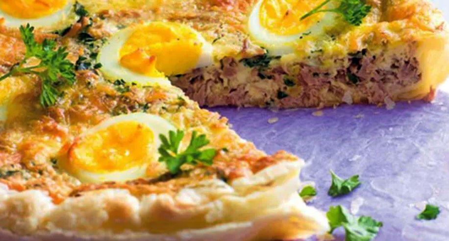 Receita de Quiche de Atum