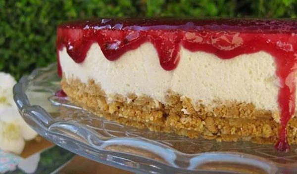 Cheesecake de Frutos Vermelhos – fica mesmo no ponto