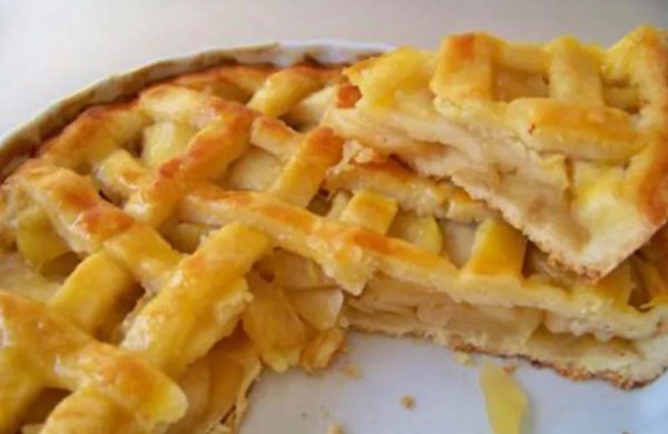 Receita antiga de tarte de maçã